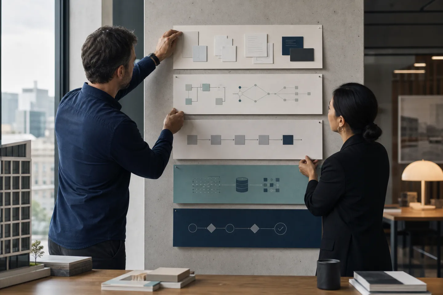 Technology lead and commercial real estate operator mapping a modular AI stack by capability